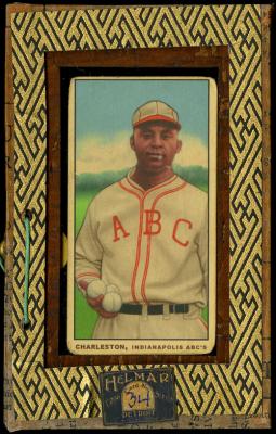 Picture, Helmar Brewing, T206-Helmar Card # 34, Oscar CHARLESTON, Portrait, Indianapolis ABC's